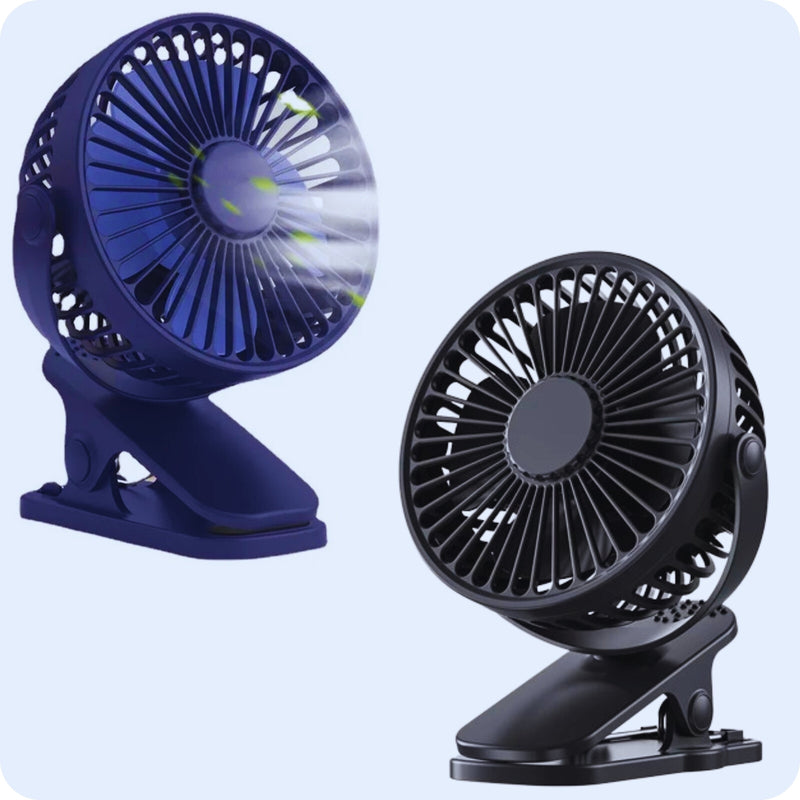 Mini Ventilador Portátil de Mesa para Estudos, Cozinha, Escritório e Dormitório