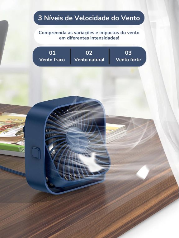 Ventilador Portátil de Mesa