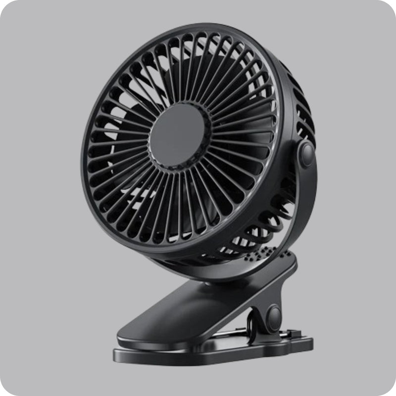 Mini Ventilador Portátil de Mesa para Estudos, Cozinha, Escritório e Dormitório