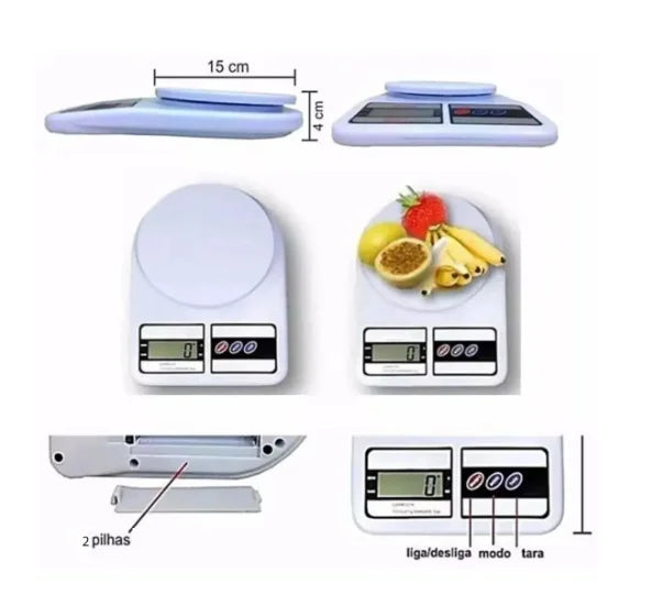 Balança Digital Para Cozinha - Nutrição e Dieta