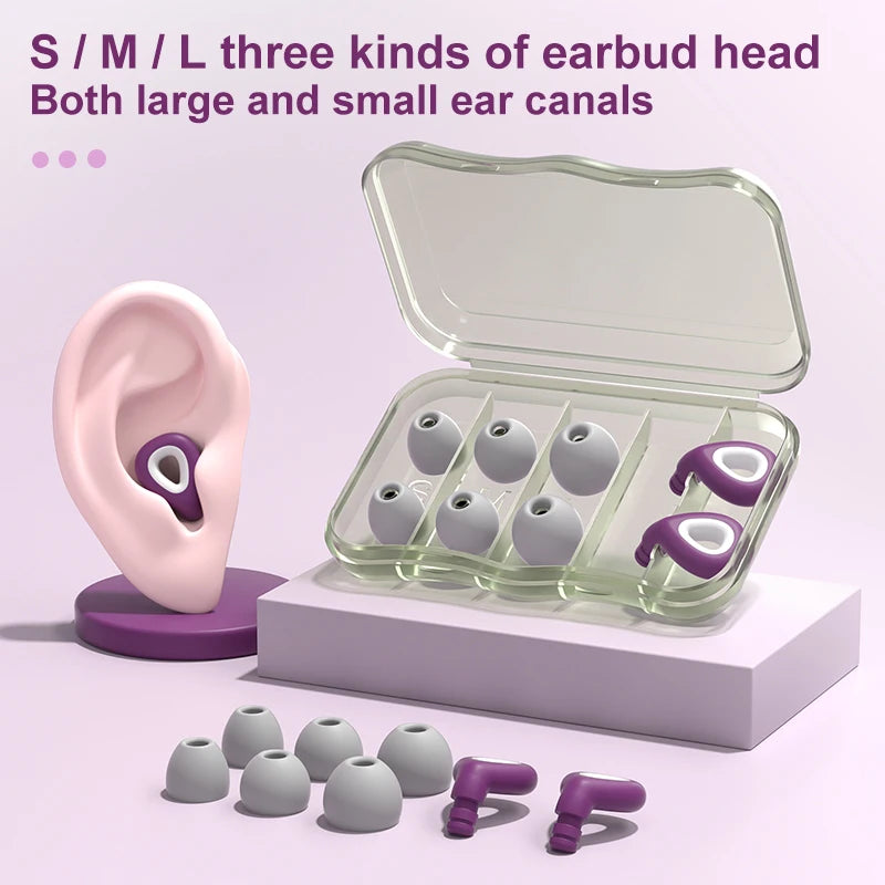 Protetor Auricular para Dormir em Silicone à Prova d'Água