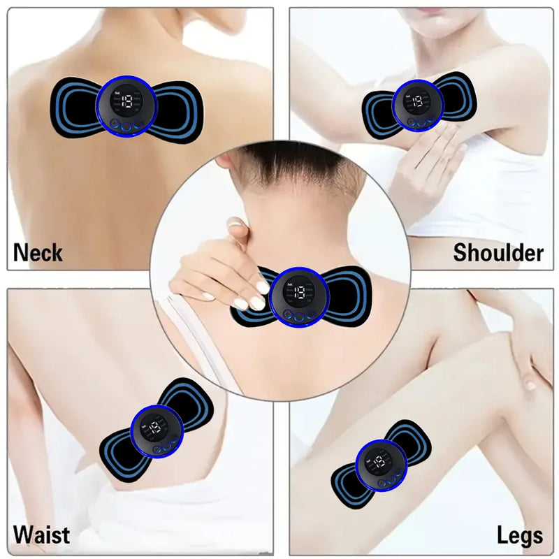 Massageador Elétrico Inteligente para Aliviar Fadiga - Leve 3 Pulseiras Grátis