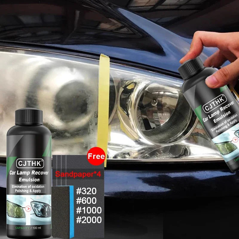 Kit de Polimento para Restauração de Faróis de Carro