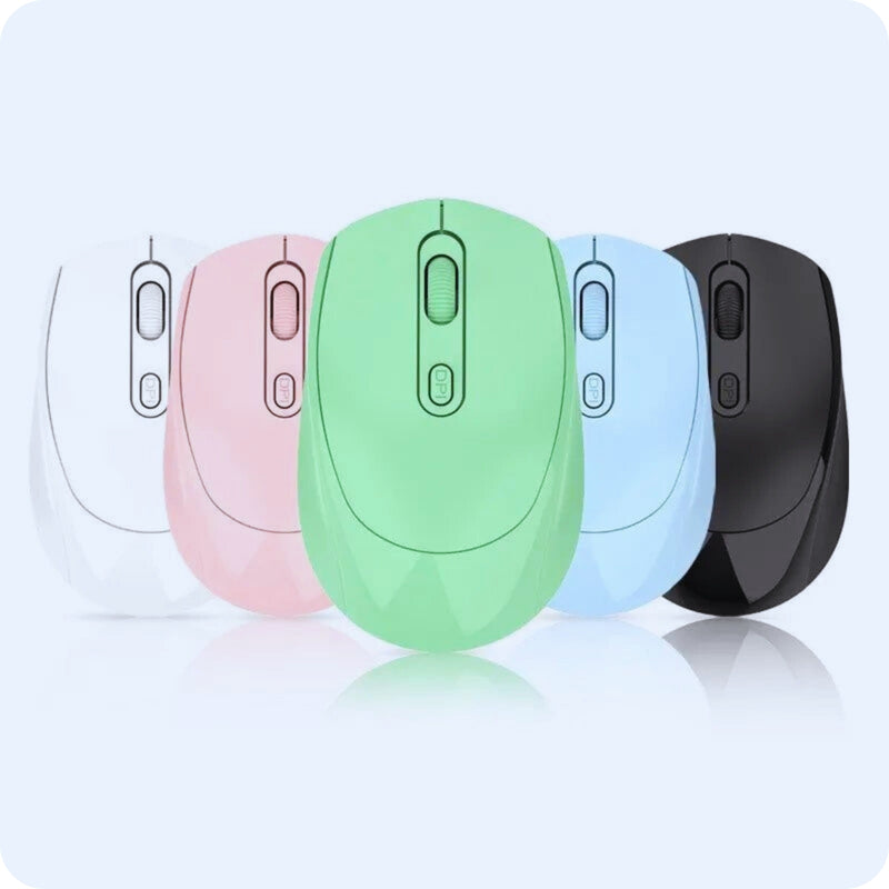 Mouse Bluetooth 2.4G Dual Mode Mute - Silencioso - 5 Cores